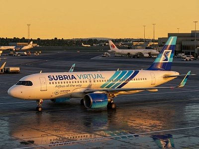 Airbus A319-100 Subria Livery