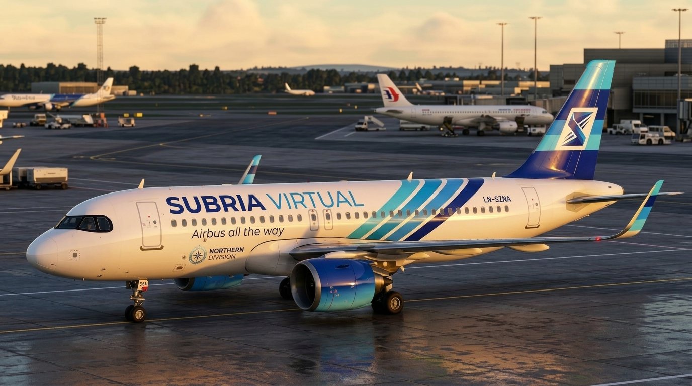 Subria Northern A320neo Livery